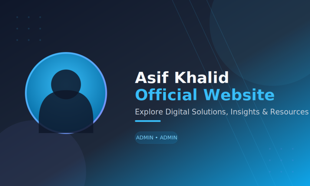 Admin Asif Khalid Official